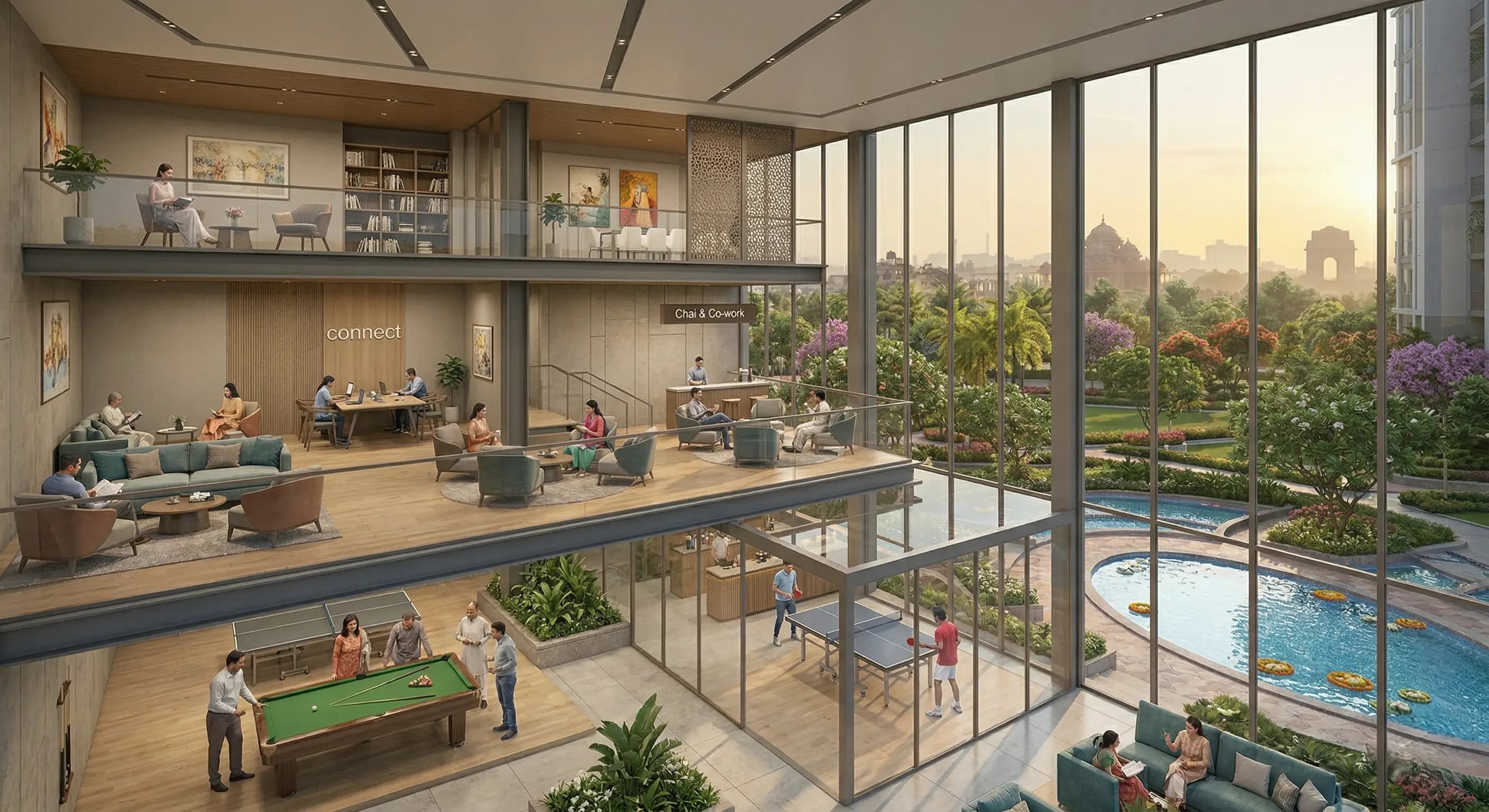 Clubhouse Spaces